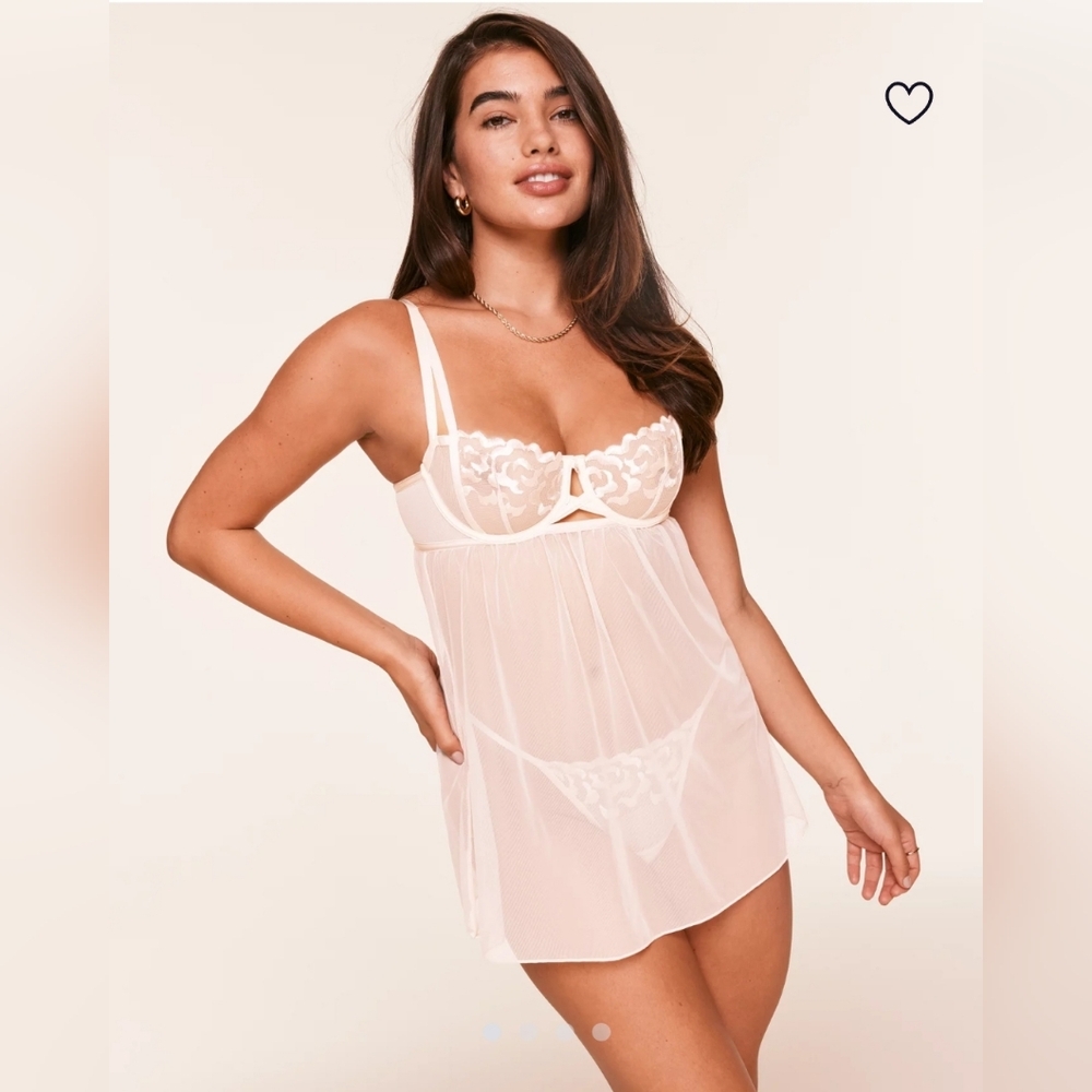 Adore Me Jestina Soft Pink Lingerie Set - Size 38C